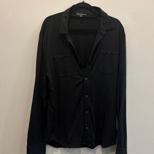 John Varvatos Silk Button Up Shirt